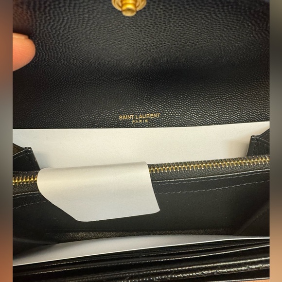 NIB YSL Saint Laurent envelope large flap wallet - Picture 6 of 10